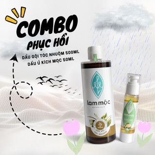 COMBO PHỤC HỒI GIÚP MÁI TÓC NHUỘM BỀN MÀU, CHẮC KHỎE - Lam Mộc
