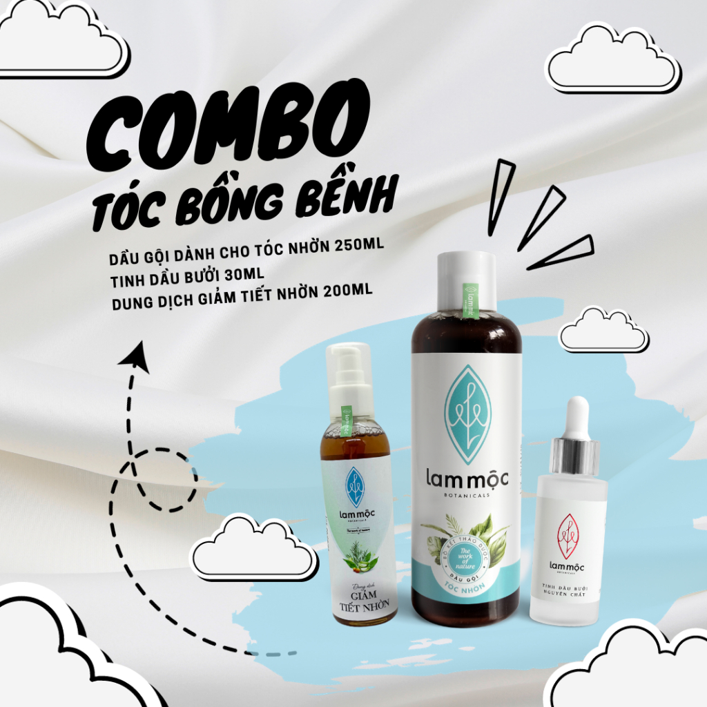 BỘ SẢN PHẨM TÓC BỒNG BỀNH- Lam Mộc