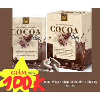 COMBO 2 HỘP  COCOA SLIM , TIẾT KIỆM  100k CHO CHỊ EM CÓ NHU CẦU SỬ DỤNG NHIỀU, KHÔNG GIẢM HOÀN TIỀN.