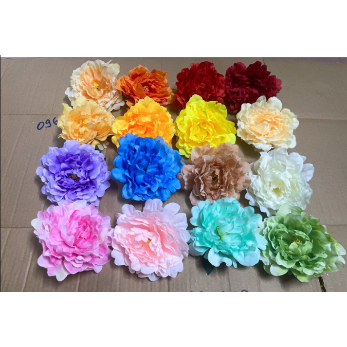 Sỉ phụ kiện hoa mộc lan, hoa mẫu đơn, hoa cúc xù, đào râu nhiều mẫu trang trí tài lộc tháp bánh Tết 2024