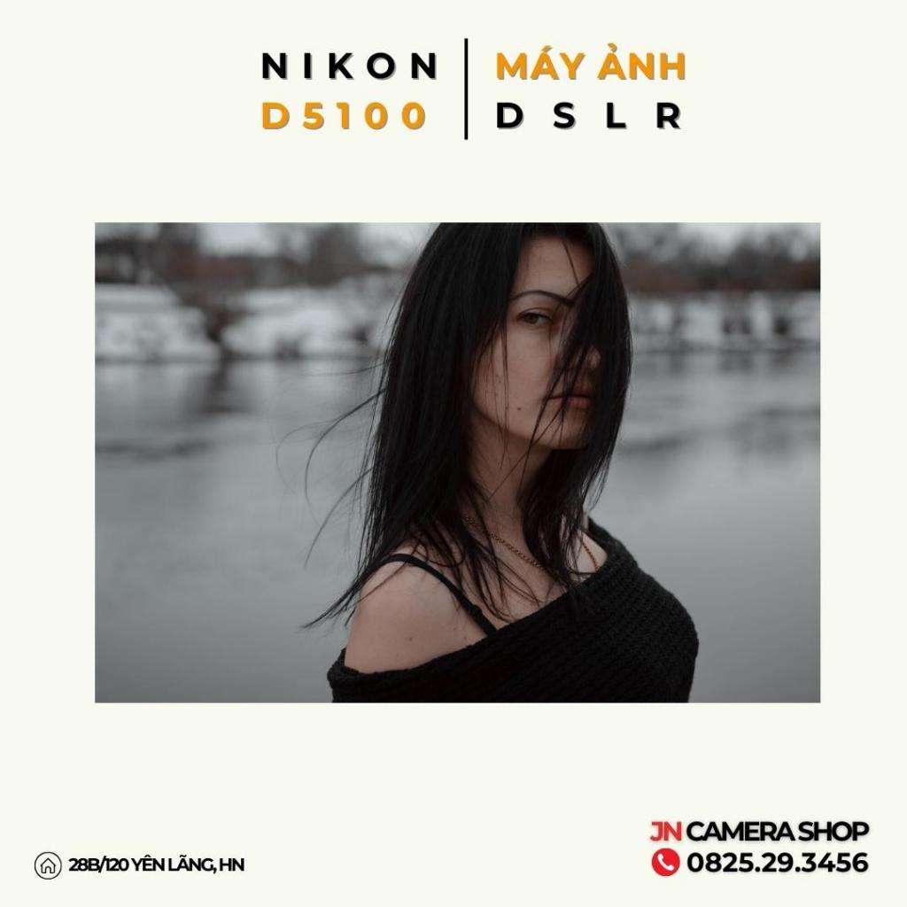 Bộ máy ảnh Nikon D5100 Kèm Ống Kính Màn hình xoay lật, Tặng fillter bảo vệ kính, Hood che Nắng