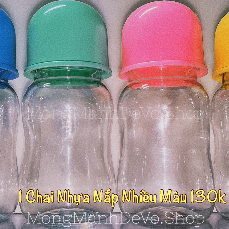 Chai nhựa kiểu dáng bình sữa nắp chuyên dụng