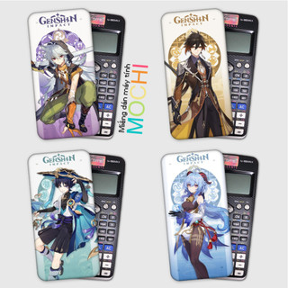 Miếng decal genshin dán cái loại máy tính (casio fx-570 / fx-570 ii / fx-580 / fx-880, vinacal....)