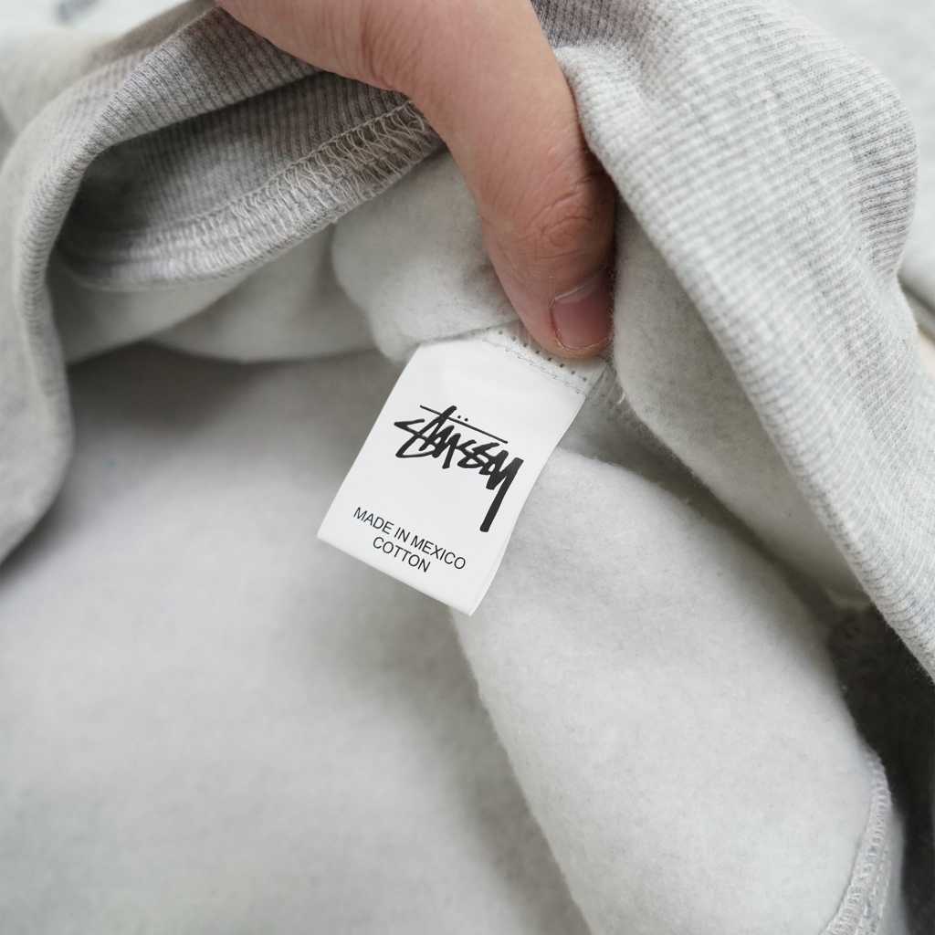 Áo Hoodie STUSSY Basic phong cách đơn giản Áo Hoodie Sweater Stussy Bi Da Nỉ Bông Siêu Ấm Chất Vải Cotton