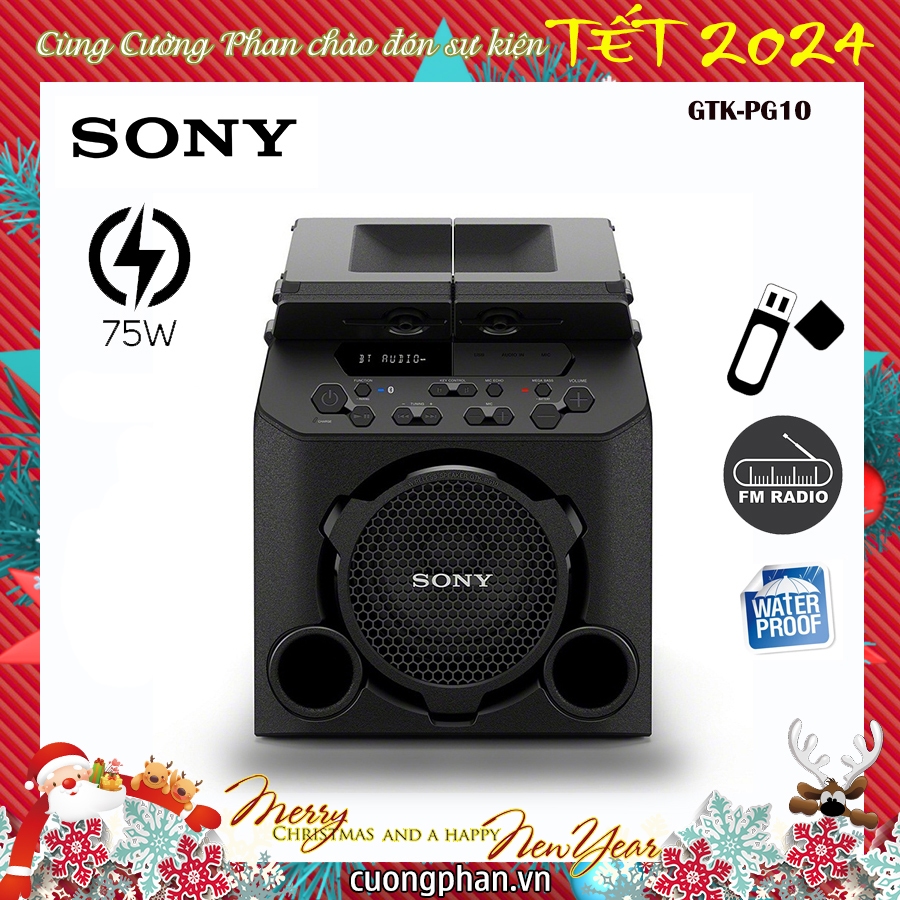Loa Nghe Nhạc Hát Karaoke Công Suất Lớn SONY GTK-PG10