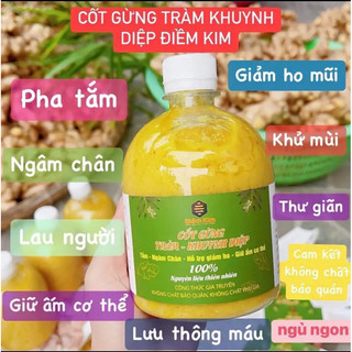 Cốt gừng tràm - khuynh diệp tắm bé, ngâm chân