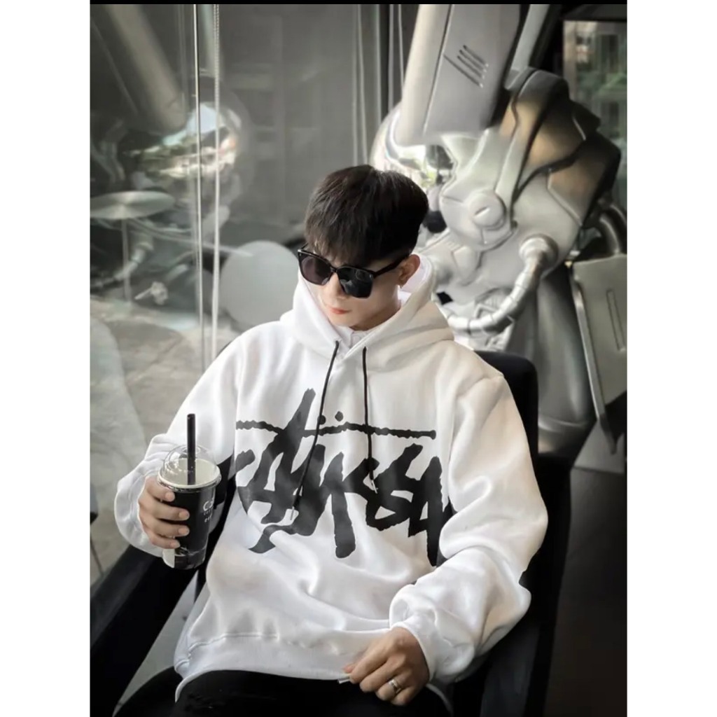 Áo Hoodie Áo Hoodie Stussy Chính Hãng - Áo Hoodie Nam Nữ Cao Cấp Mũ 2 Lớp Phong Cách Hàn Quốc