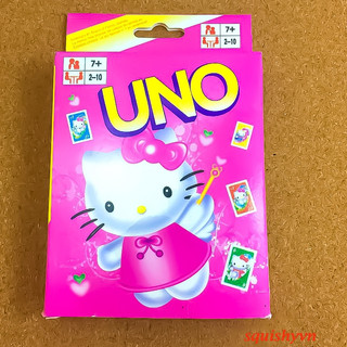 Bài uno hello kitty uno flip 112 lá đồ chơi trẻ em thẻ bài boardgame