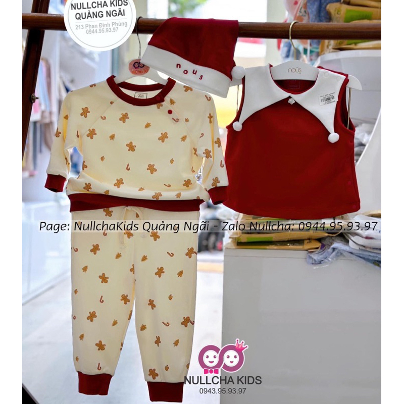 Bộ dài, ghi lê, yếm Nous Noel cho bé