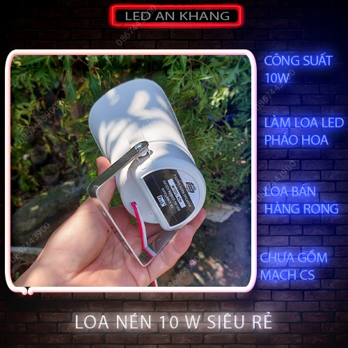 Loa nén 10w Peak làm led pháo hoa, loa bán hàng rong, phóng thanh