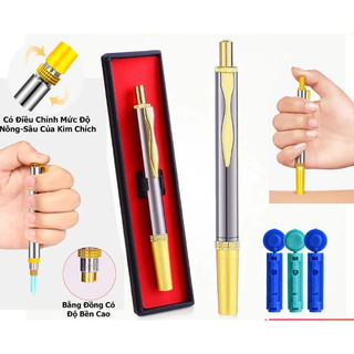Bút chích máu liên tục - lấy máu thử tiểu đường và giác hơi