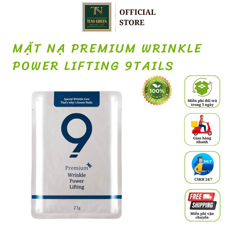 MẶT NẠ NÂNG CƠ CHỐNG NHĂN CAO CẤP PREMIUM WRINKLE POWER LIFTING 9TAILS