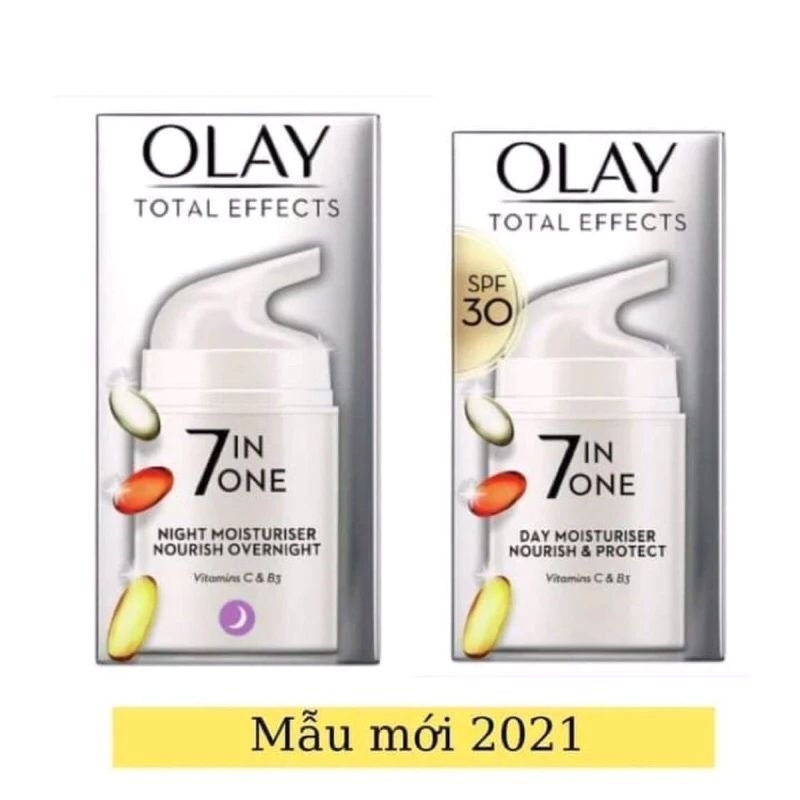 Kem dưỡng Olay Total Effect 7 in 1 dưỡng trắng
