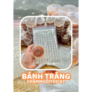 BÁNH TRÁNG CHẤM SỐT XÍ MUỘI / SỐT MUỐI SỆT / SỐT MUỐI BÉO / MUỐI THÁI CHUA CAY : HẠN SỬ DỤNG ĐỂ ĐƯỢC LÂU
