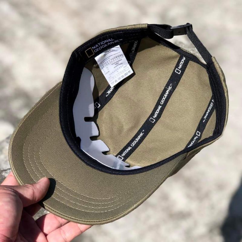 Nón kết NATIONAL GEOGRAPHIC Chính hãng, phom nón 5 mảnh,êm đầu Phối thun cực xịn  • Khoá cài xịn ,Logo thêu