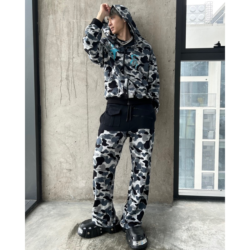 Áo khoác TF CAMO HOODZIP