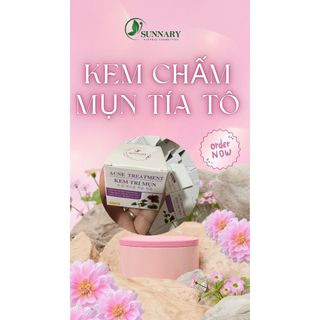 Kem chấm mụn tía tô diếp cá xóa mụn sưng, gôm khô cồi mụn, sạch thâm mụn xẹp nhanh mụn sau 24h