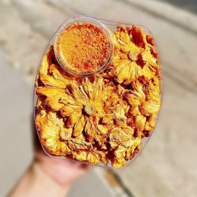 Thơm Sấy Muối Ớt Vị Chua Cay Mặn Ngọt Thơm Ngon 300g Loại 1