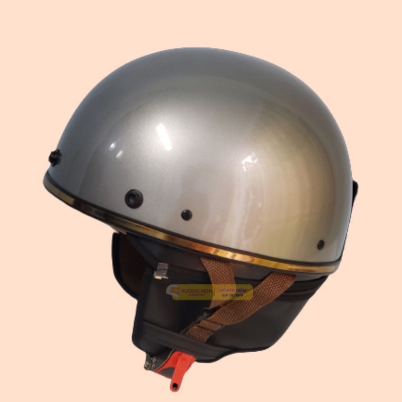 MŨ BẢO HIỂM 1/2 PUG Version Harley Bảo Hành Chính Hãng 12 Tháng_NÓN BẢO HIỂM 1/2
