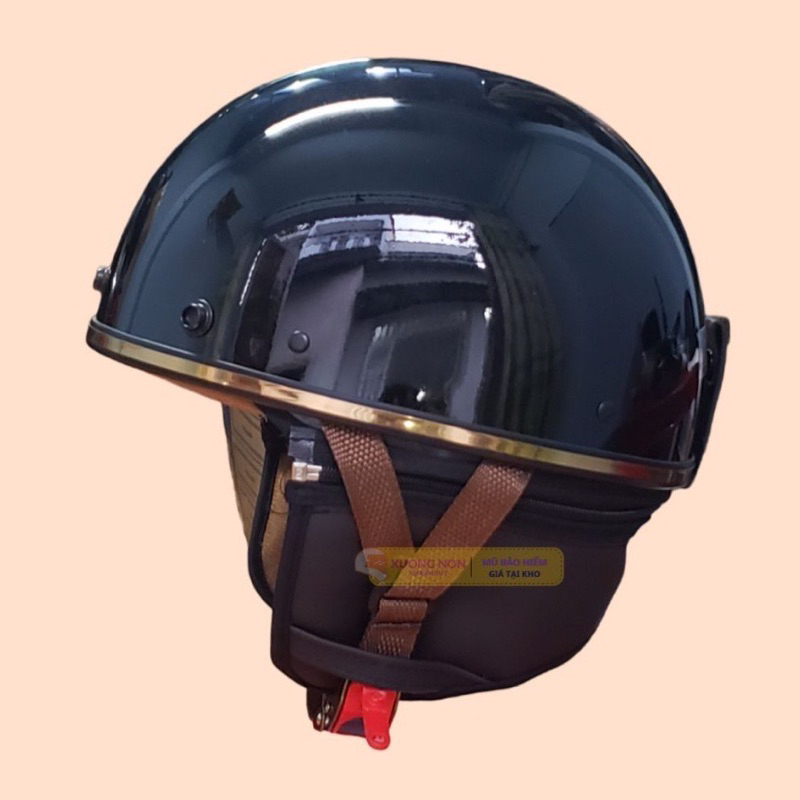 MŨ BẢO HIỂM 1/2 PUG Version Harley Bảo Hành Chính Hãng 12 Tháng_NÓN BẢO HIỂM 1/2