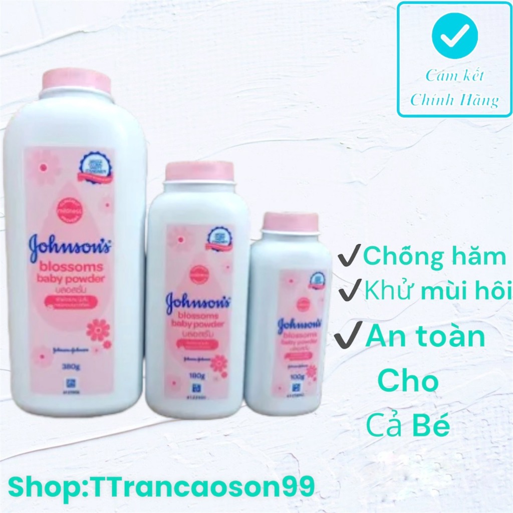 [Chính hãng] Phấn rôm Johnson Baby chống bết tóc  Phấn em bé chống hăm cho bé, an toàn dễ chịu Thái Lan