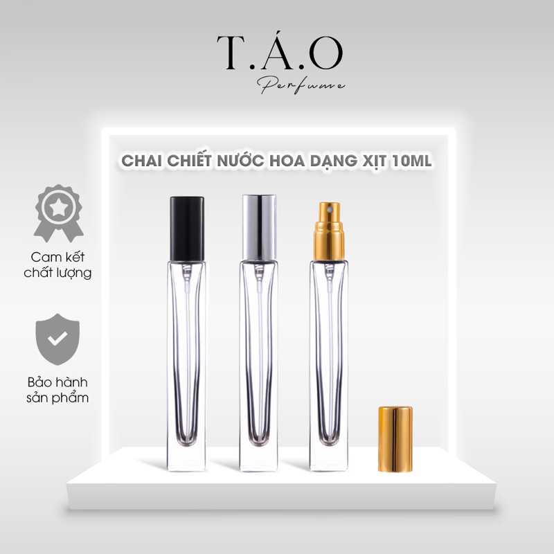 Chai lọ chiết nước hoa 💕Chuyên sỉ💕 Chai thuỷ tinh, Lọ chiết mỹ phẩm vỏ dày cao cấp chuẩn 10ml