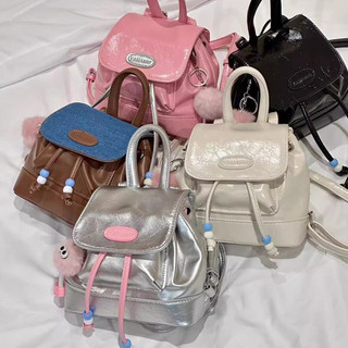 Balo mini size 18 da bóng mềm hàng qc thời trang nữ