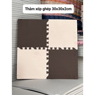 Xốp lót sàn xuất Nhật 30x30x2cm ko mùi cao cấp cho bé kèm viền mép