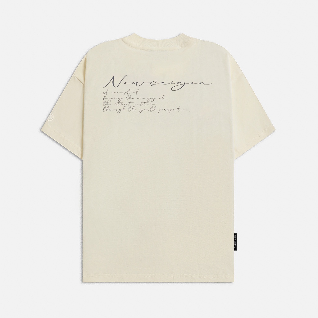Áo thun NEEDS OF WISDOM Fox Tee - Cream - Local Brand Chính Hãng