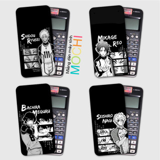Miếng decal bluelock dán cái loại máy tính (casio fx-570 / fx-570 ii / fx-580 / fx-880, vinacal....)