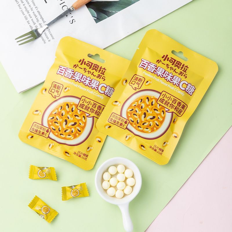Kẹo Ngậm Vị Trái Cây Vitamin C Thơm Miệng Gói 15G