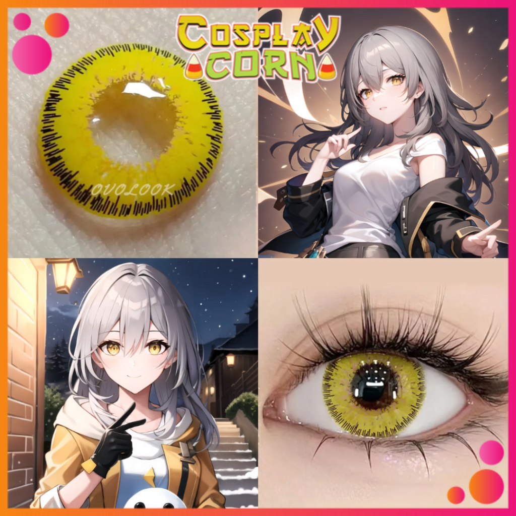 Lens Heterochromic cosplay - kính áp tròng cosplay anime chuyên dụng nhiều màu độ cận không cận cận lệch CORNCOSPLAY