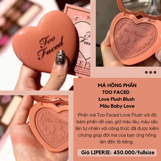 [Too Faced] Phấn má hồng Too Faced Love Flush Blush
