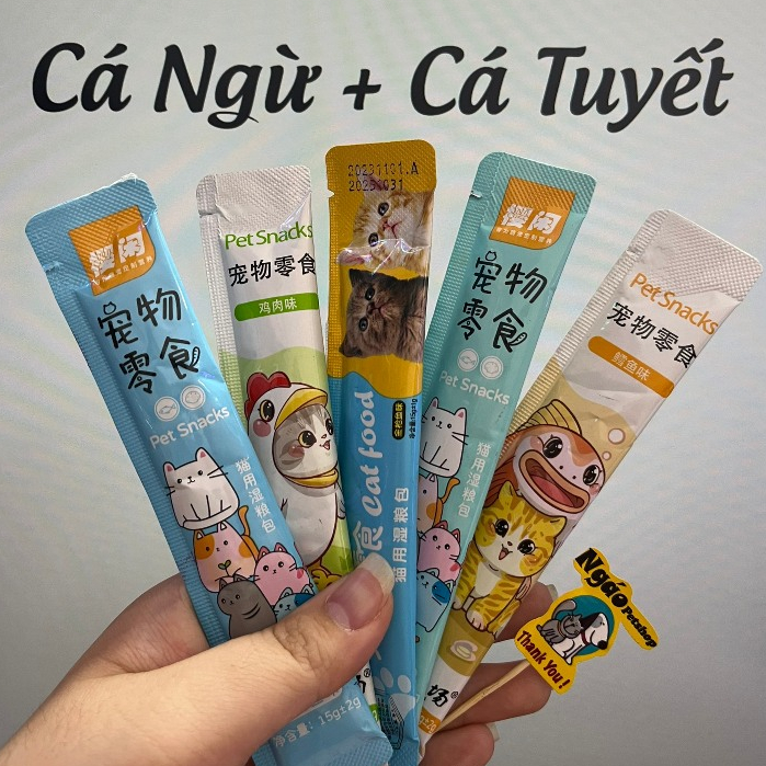 Súp thưởng Shizuka | Pet Snacks 15g cho mèo - Siêu rẻ