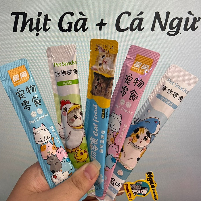 Súp thưởng Shizuka | Pet Snacks 15g cho mèo - Siêu rẻ