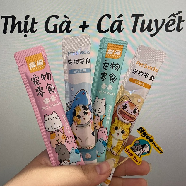 Súp thưởng Shizuka | Pet Snacks 15g cho mèo - Siêu rẻ