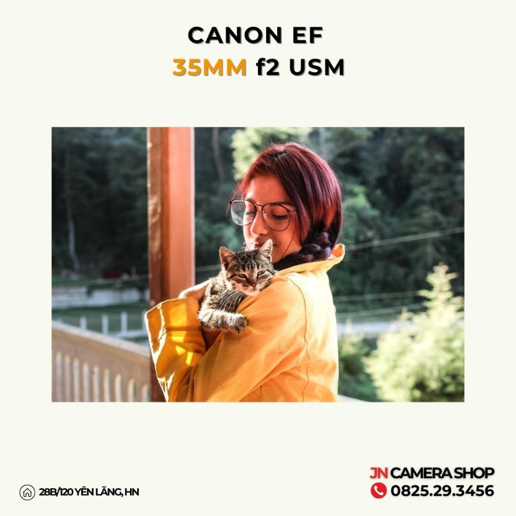 Ống kính CANON EF 35MM F2 USM LENS 95%