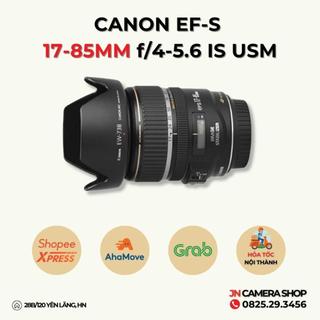 Ống Kính Canon 17-85mm f/4-5.6 IS USM cho Crop Canon Có chống rung Tặng kèm Loa Che Nắng,fillter bảo vệ   Mới 95-98%