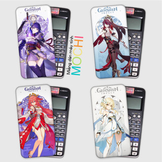 Miếng decal genshin dán cái loại máy tính (casio fx-570 / fx-570 ii / fx-580 / fx-880, vinacal....)