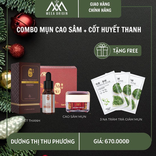 Combo cao mụn, cốt huyết thanh