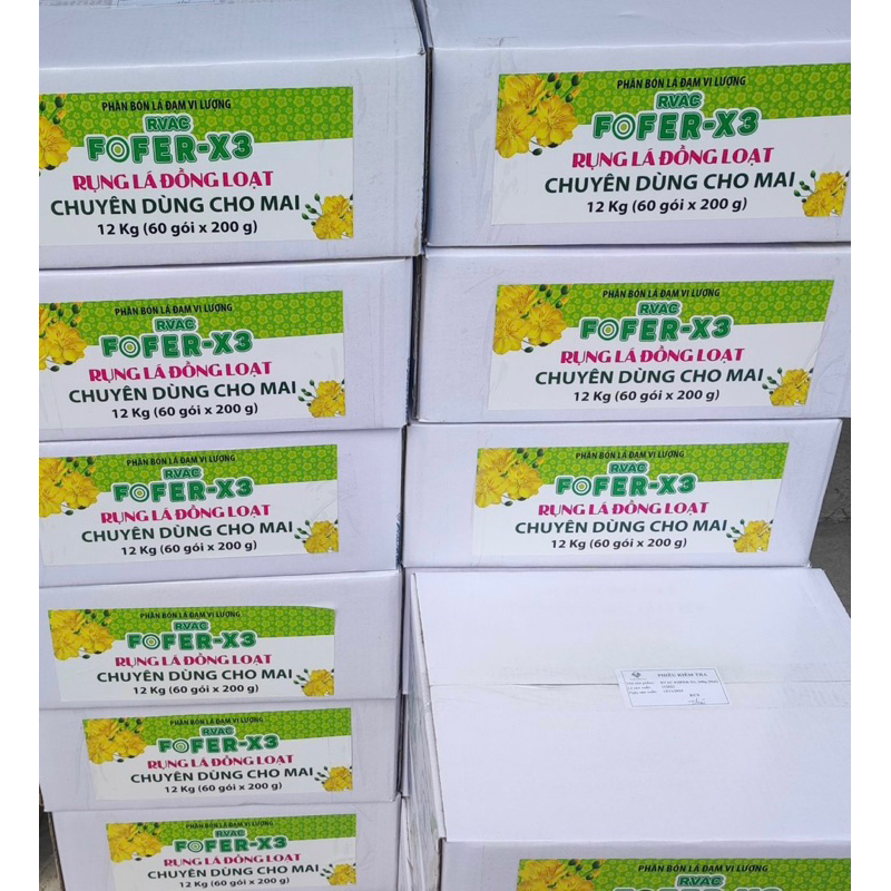 Thuốc rụng lá Hoa Đào, mai RVAC FOFER - X3  - Ra hoa đồng loạt