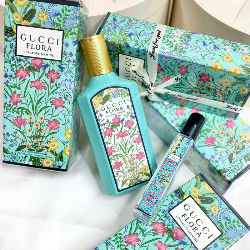 Nước Hoa Nữ Gucci Flora Xanh Gorgeous Jasmine EDP 10ml
