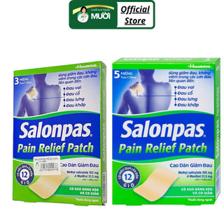 Cao dán Salonpas Pain Relief Patch giảm đau cơ khớp