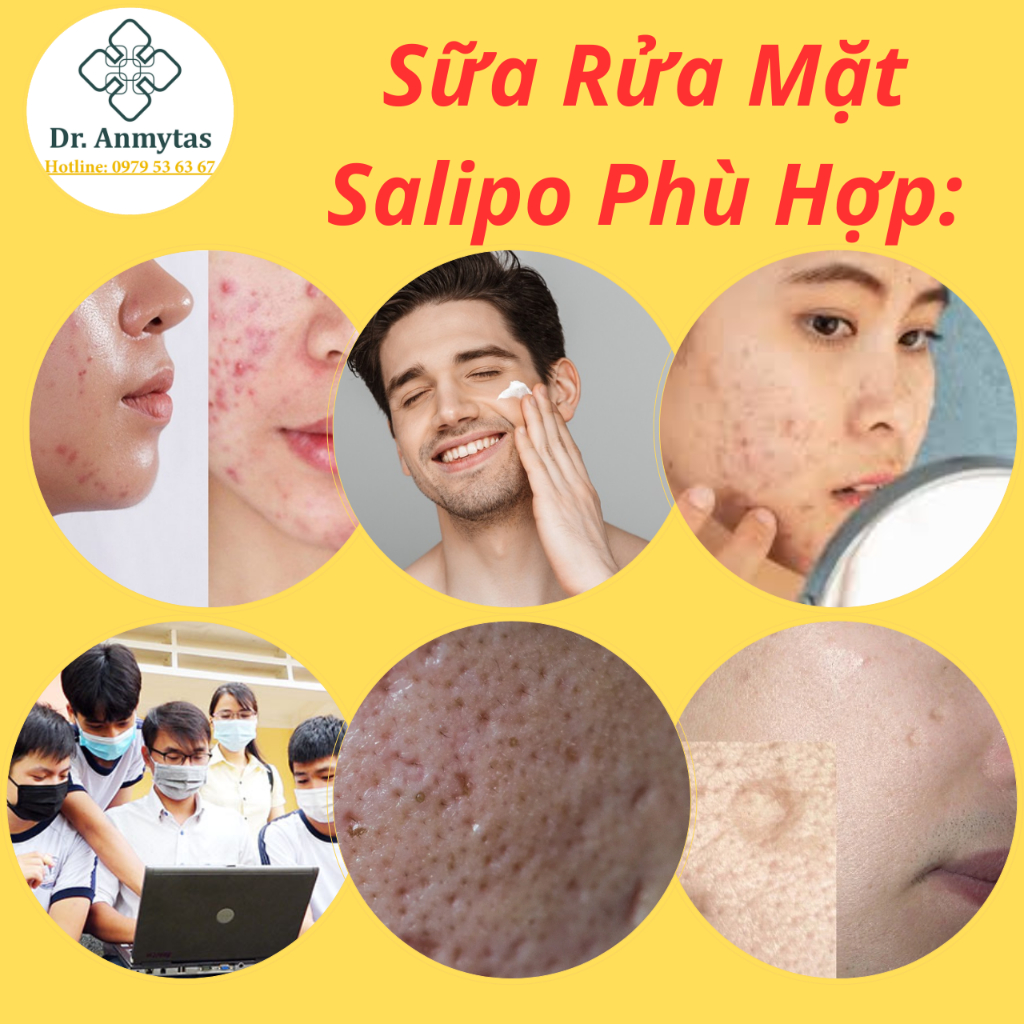 Sữa Rửa Mặt Cho Da Mụn Salicylic Acid Nano Dr Anmytas