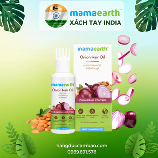 Dầu dưỡng tóc hành tây kích thích mọc tóc, chống rụng hiệu quả với Redensyl - Mamaearth Onion Hair Oil 150ml