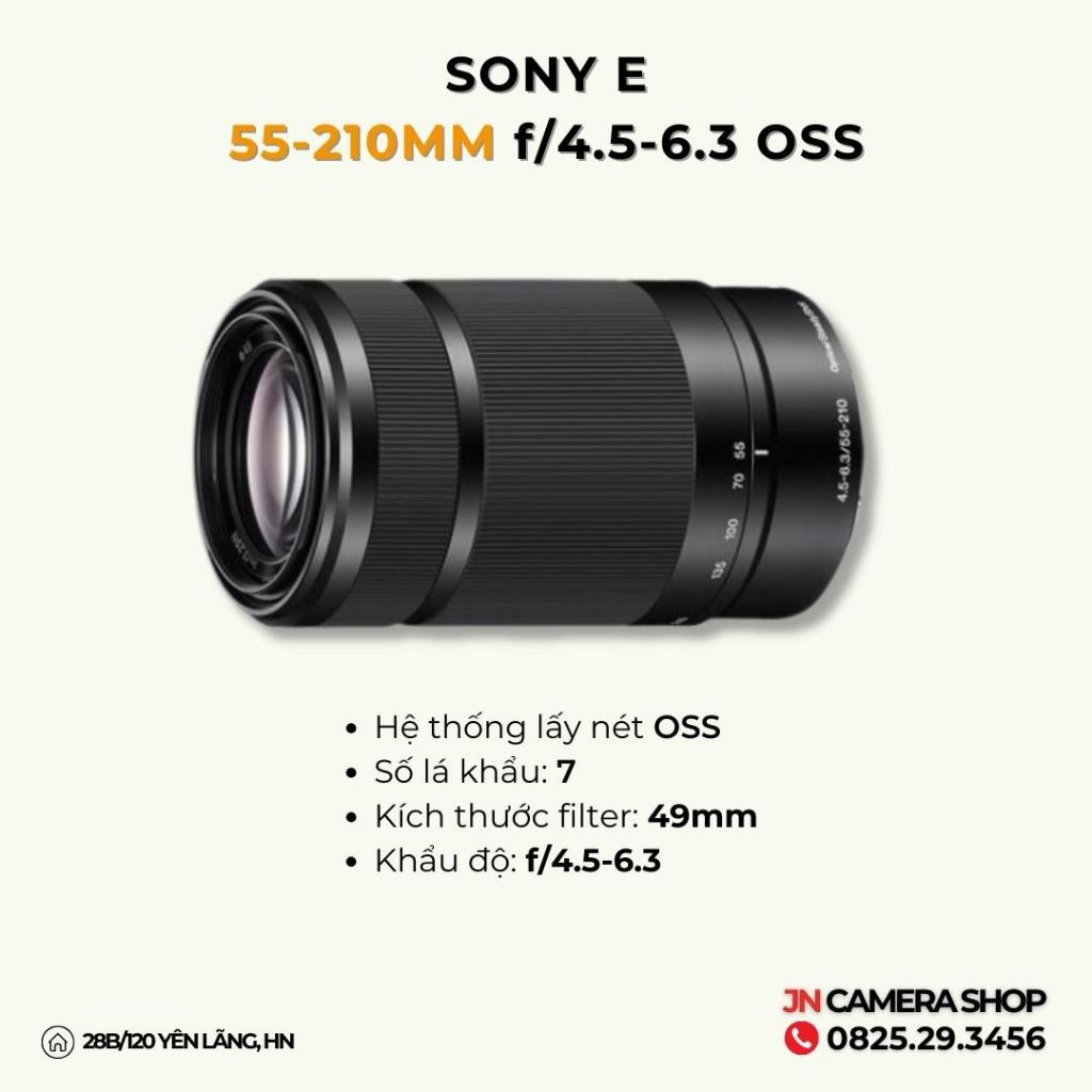 Ống kính SONY E 55-210MM F/4.5-6.3 OSS mới 90%