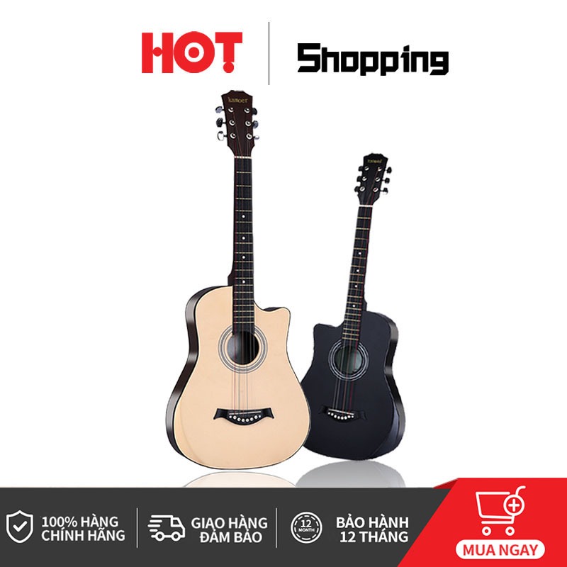 Đàn guitar acoustic dành cho người mới tập chơi， 18 phím âm， Khẩu âm t