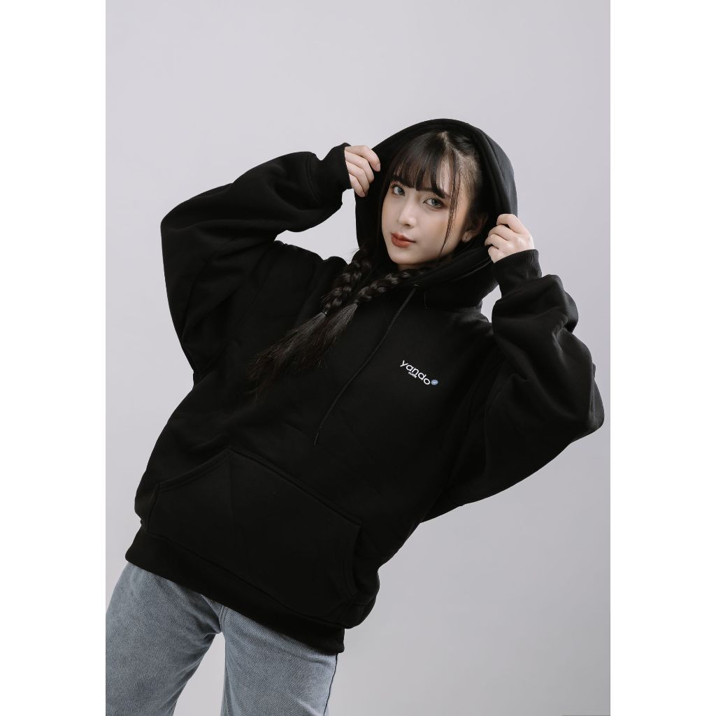 Áo Hoodie Form Rộng YANDO OUTFITS P869 SAVE THE WORLD Nỉ Cotton French Terry 350GSM Local Brand