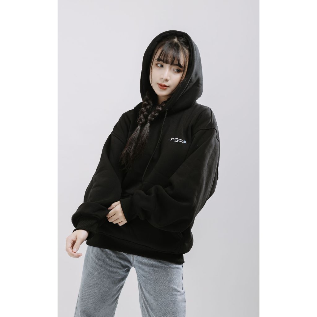 Áo Hoodie Form Rộng YANDO OUTFITS P869 SAVE THE WORLD Nỉ Cotton French Terry 350GSM Local Brand