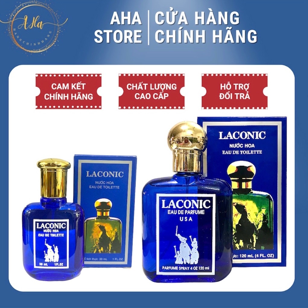 Nước hoa Laconic Eau De Parfume USA Xanh 30ml và 120ml - CH10